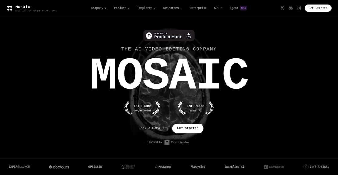 Mosaic screen shot