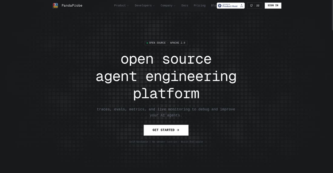 PandaProbe screen shot