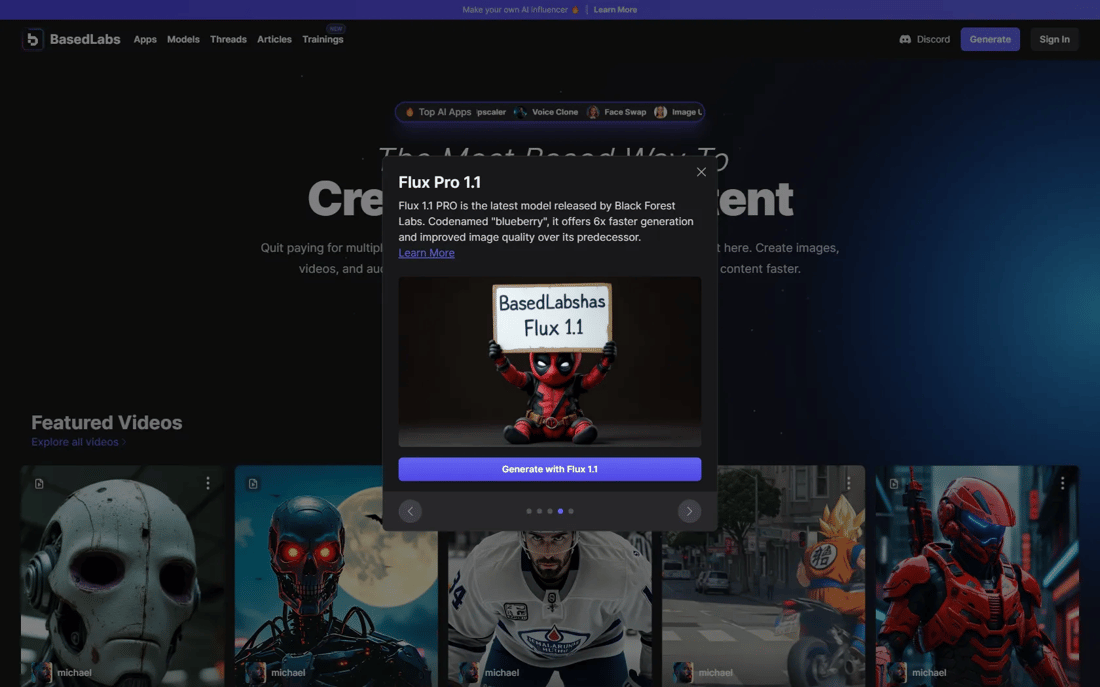 BasedLabs.ai screen shot