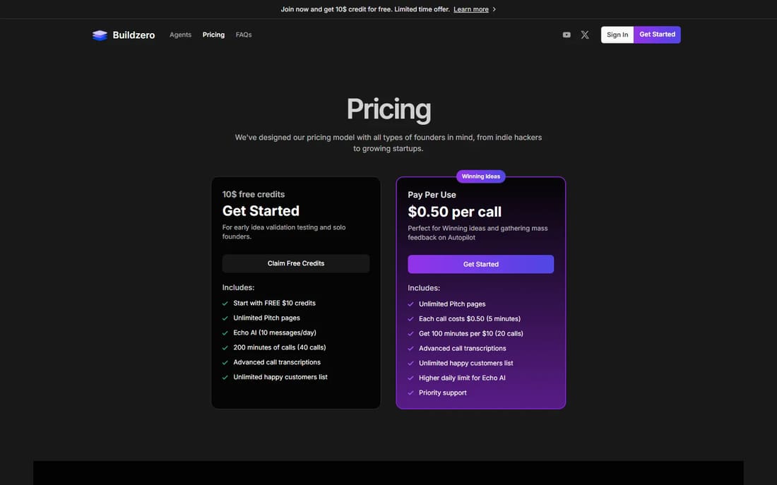 Buildzero screen shot