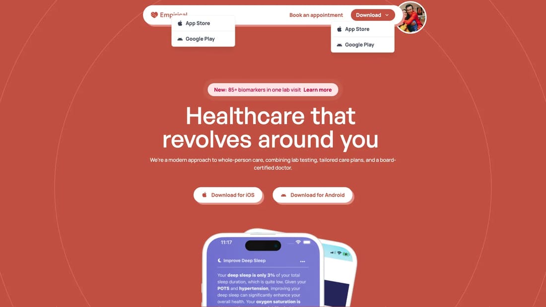 Empirical Health screen shot