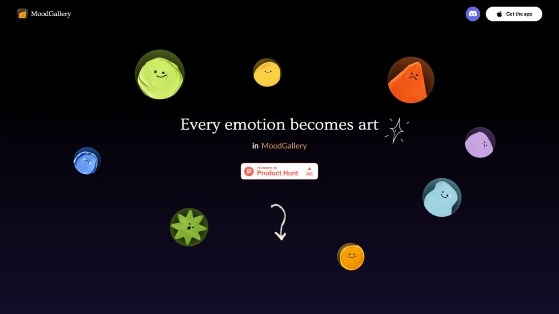 MoodGallery screen shot
