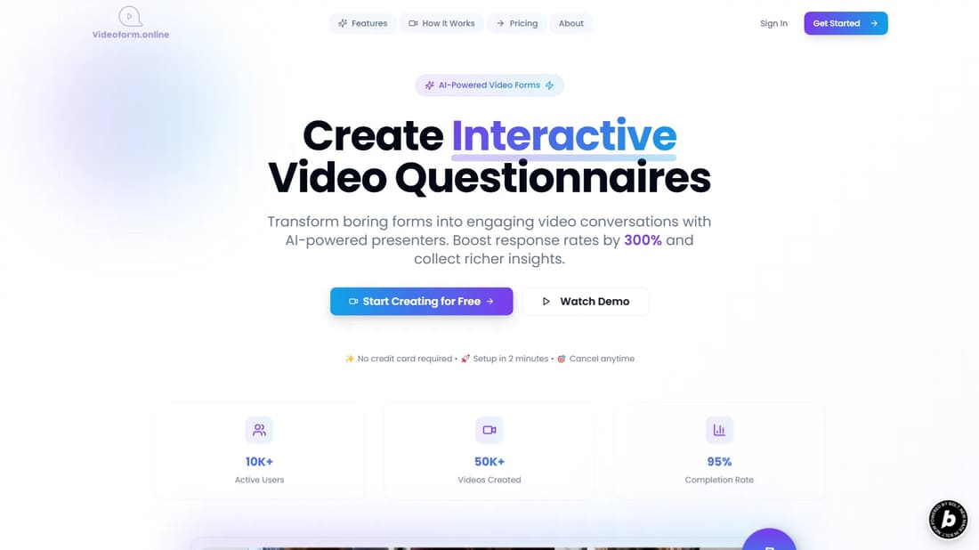 VideoForm AI screen shot