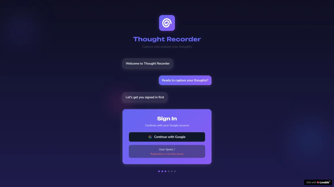 simple-welcome-flow screen shot