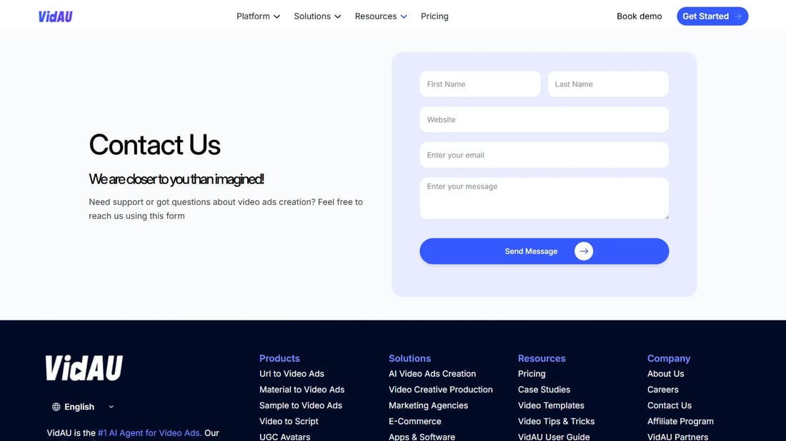VidAU screen shot