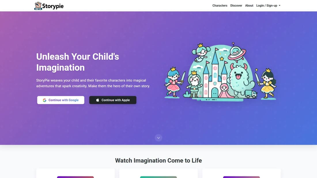 StoryPie screen shot