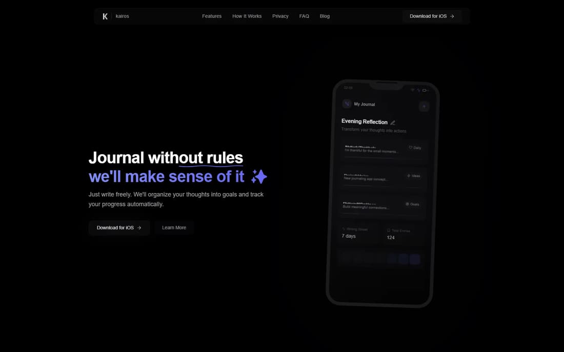 Kairos screen shot