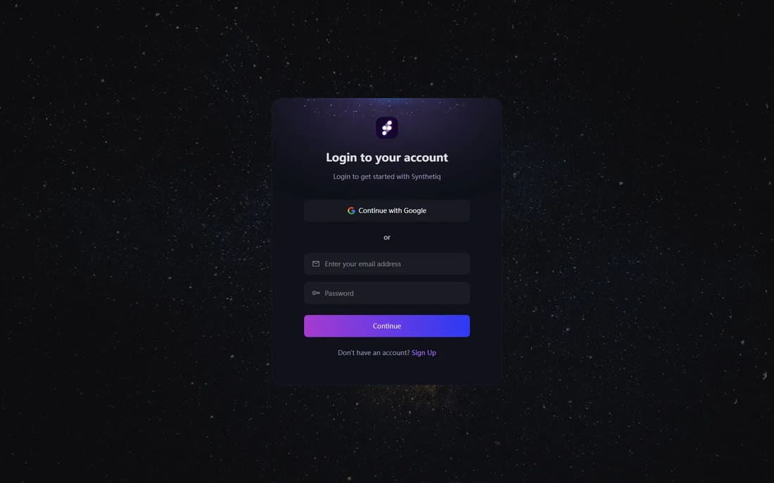 Synthetiq screen shot