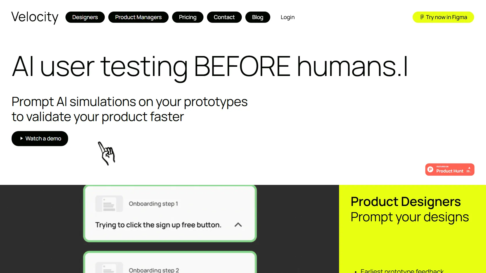 Screenshot or logo of Velocity tool