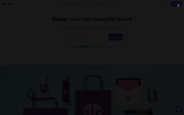 Screenshot or logo of Looka tool