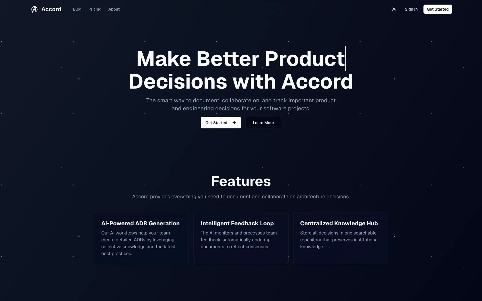 Screenshot or logo of Accord tool