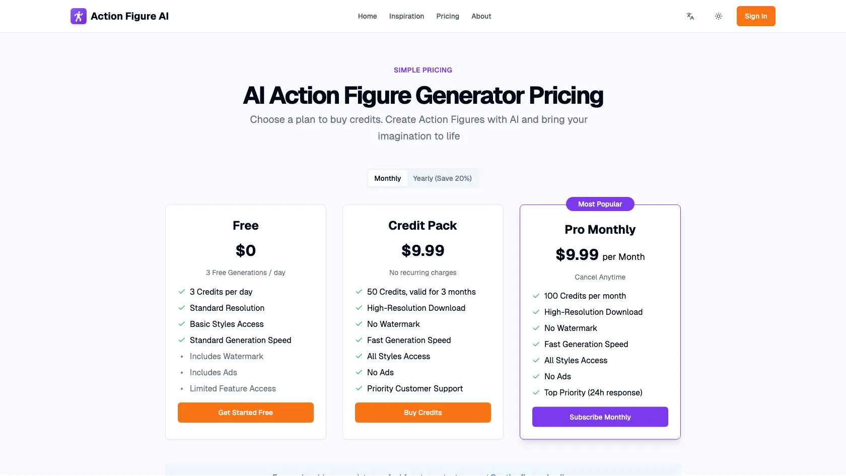 Action Figure AI screen shot