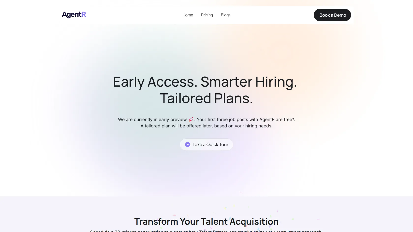 AgentR screen shot