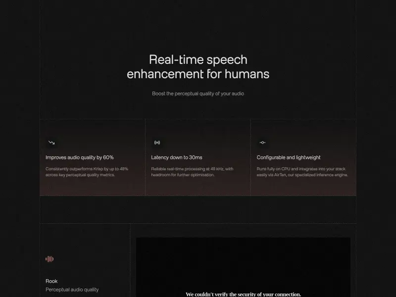 Screenshot or logo of ai-coustics tool