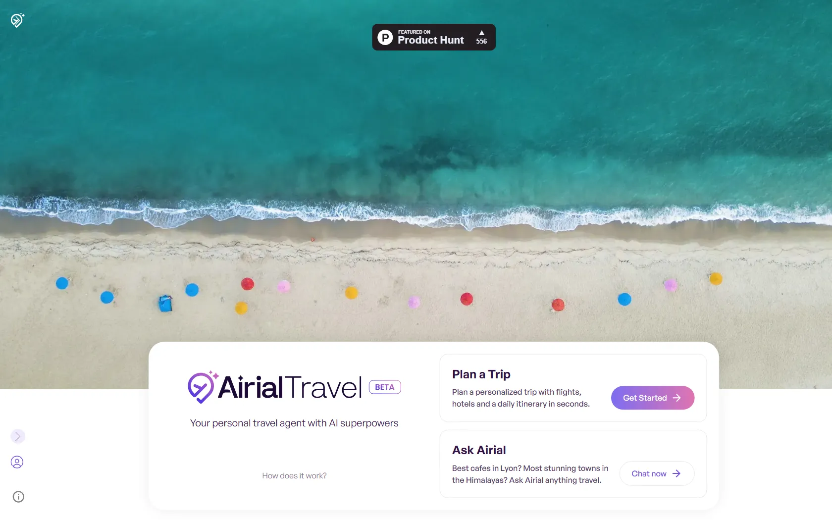 Screenshot or logo of Airial Travel tool