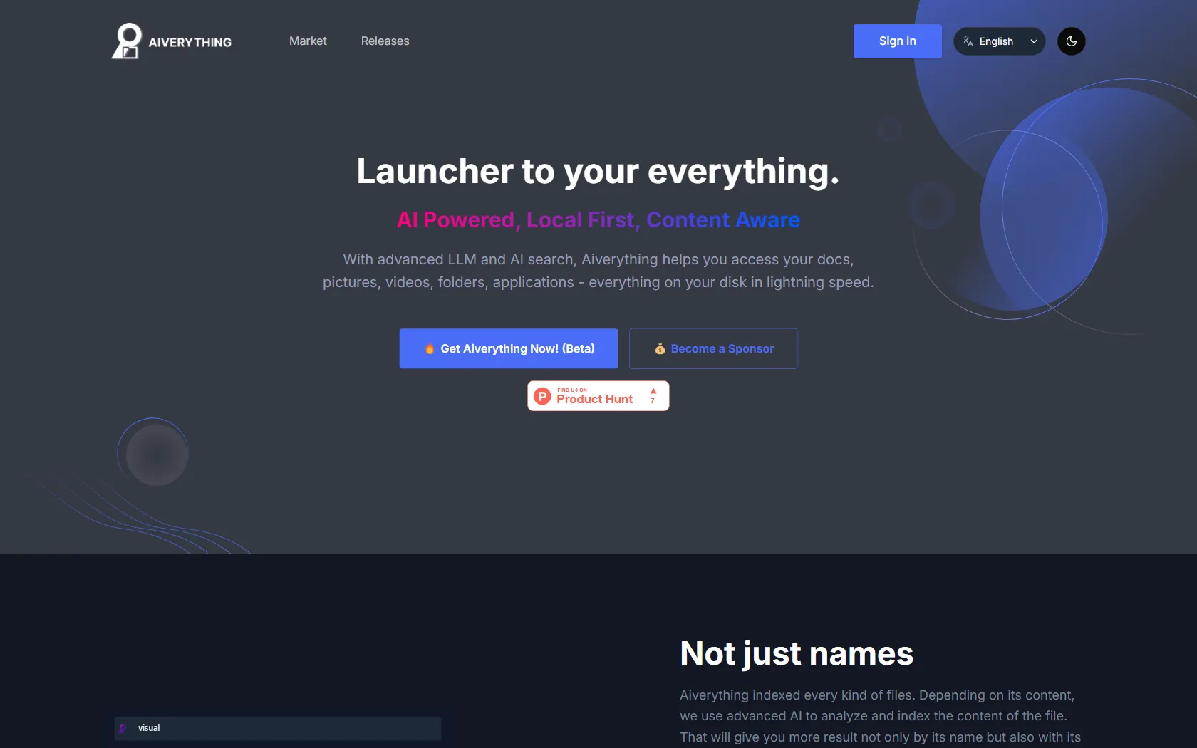 Screenshot or logo of Aiverything tool