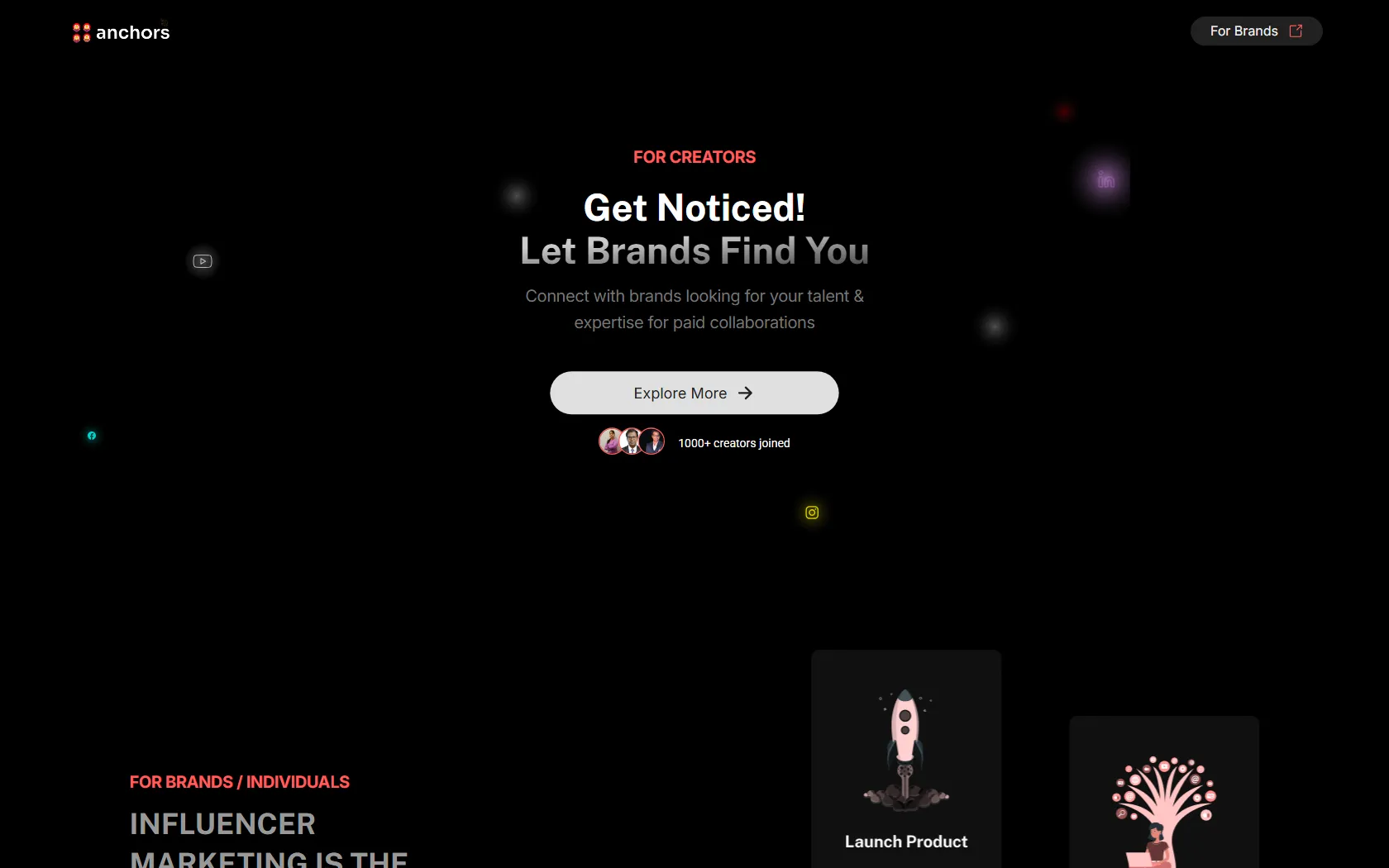 Screenshot or logo of anchors tool