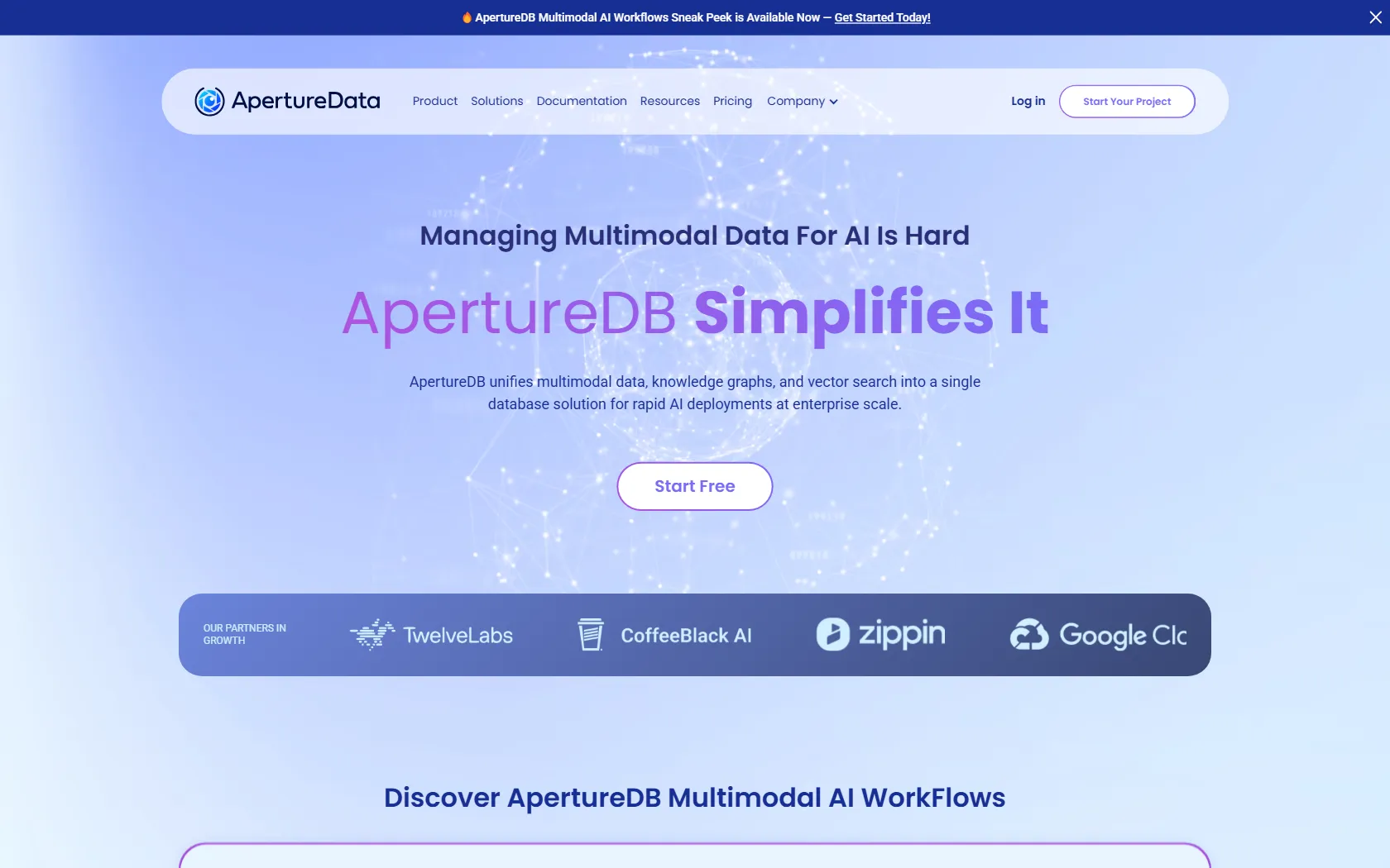 ApertureDB screen shot