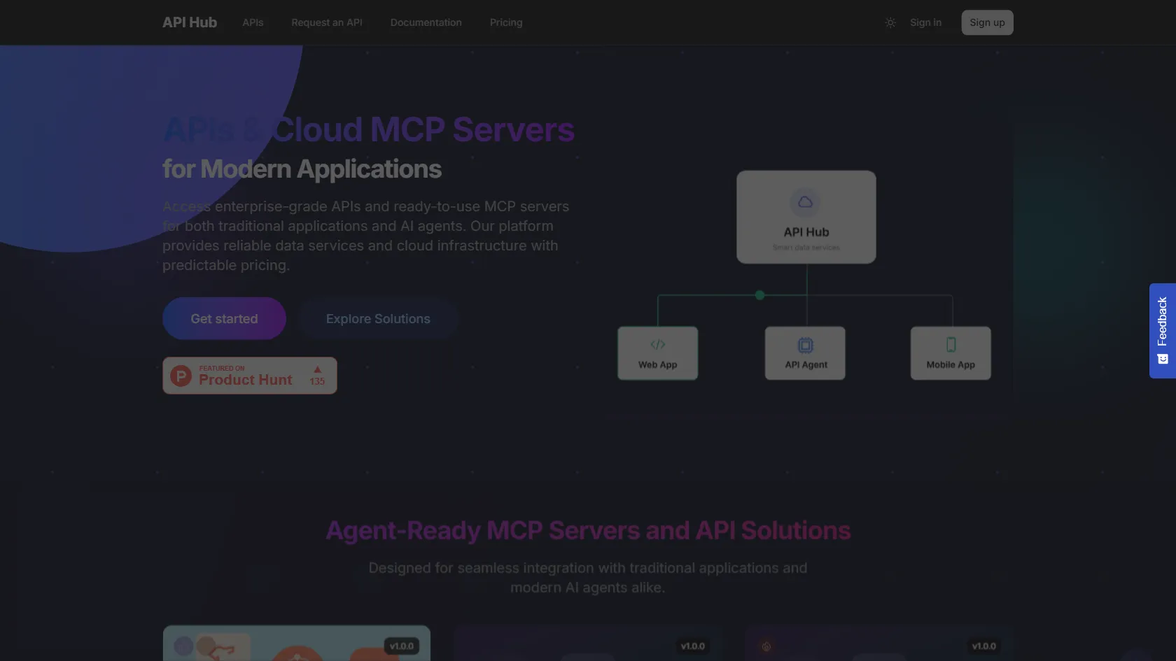 Screenshot or logo of API Hub tool
