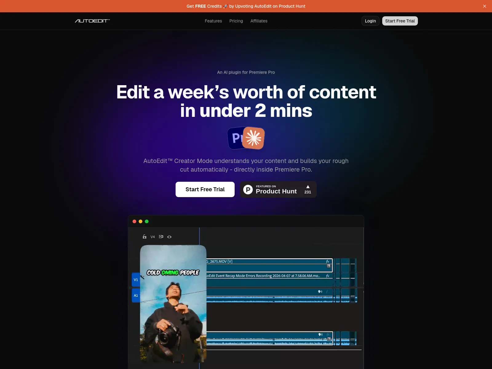 AutoEdit screen shot