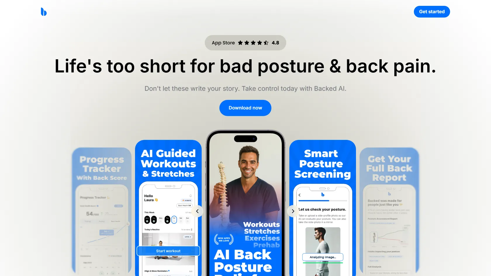 Screenshot or logo of Backed App tool