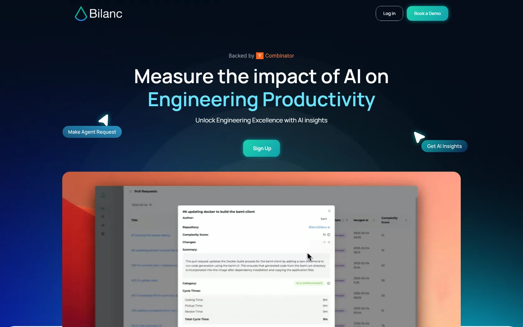 Screenshot or logo of Bilanc tool