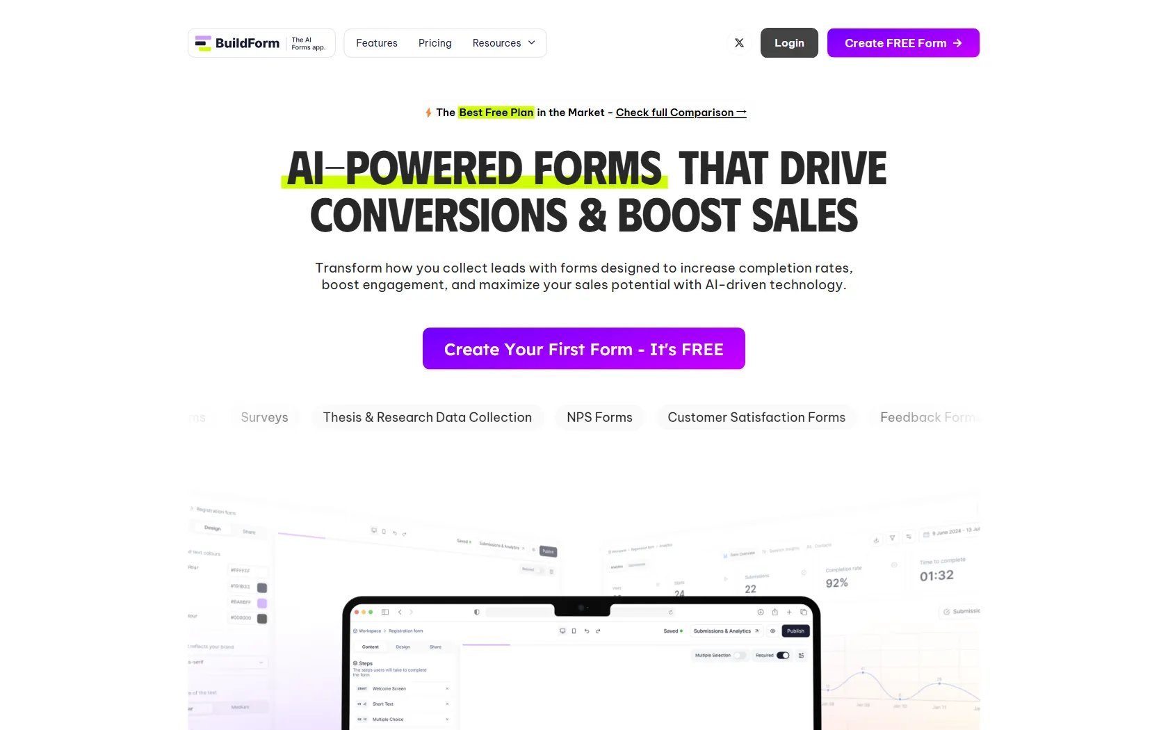 Screenshot or logo of Buildform tool
