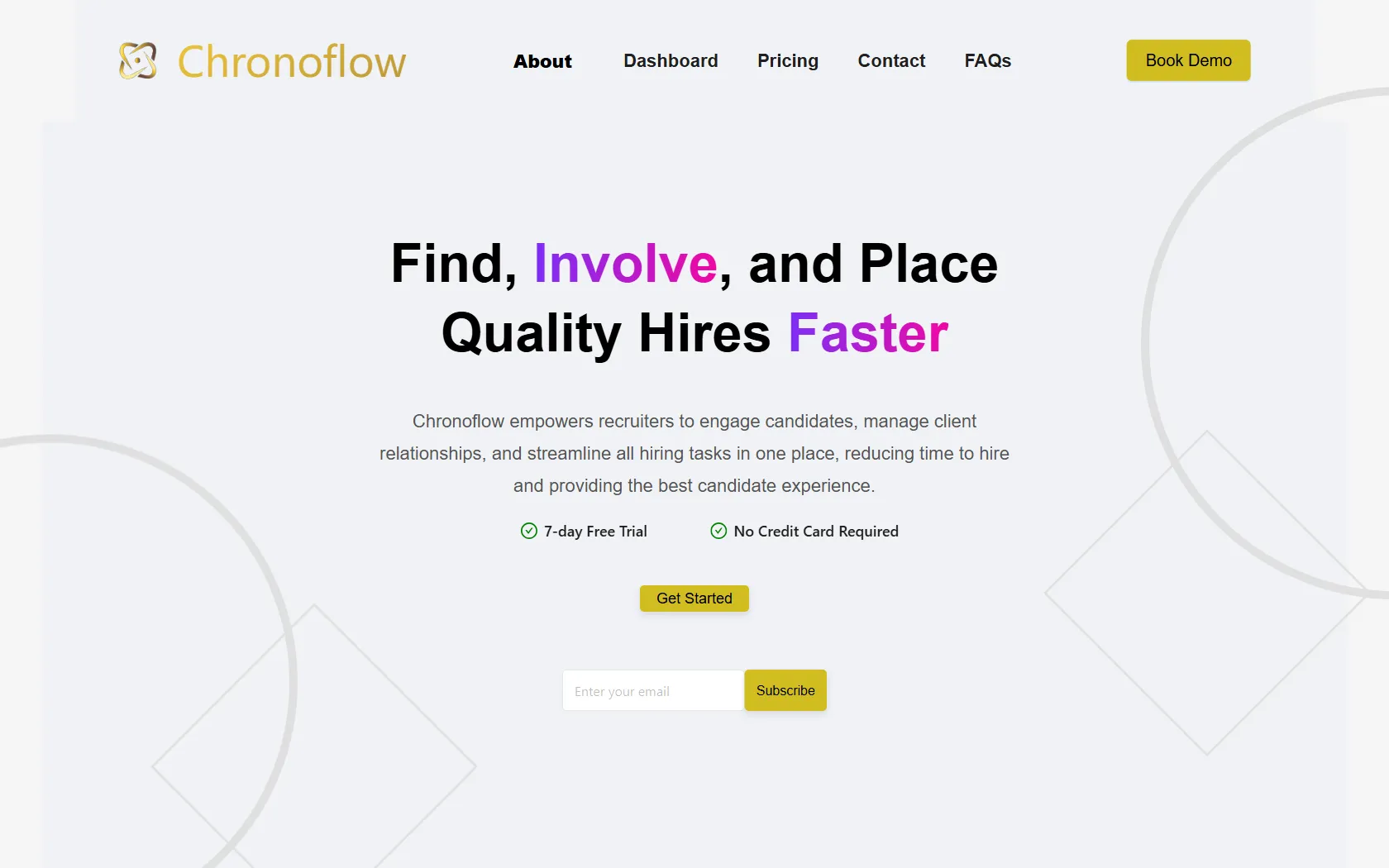Screenshot or logo of ChronoFlow tool