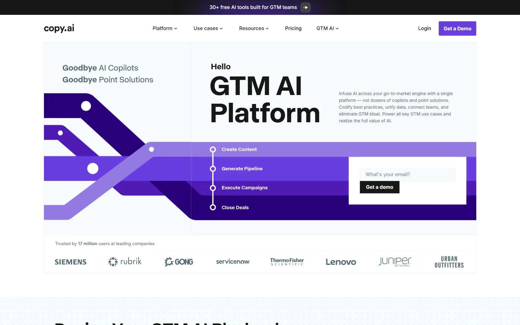 Copy.ai screen shot