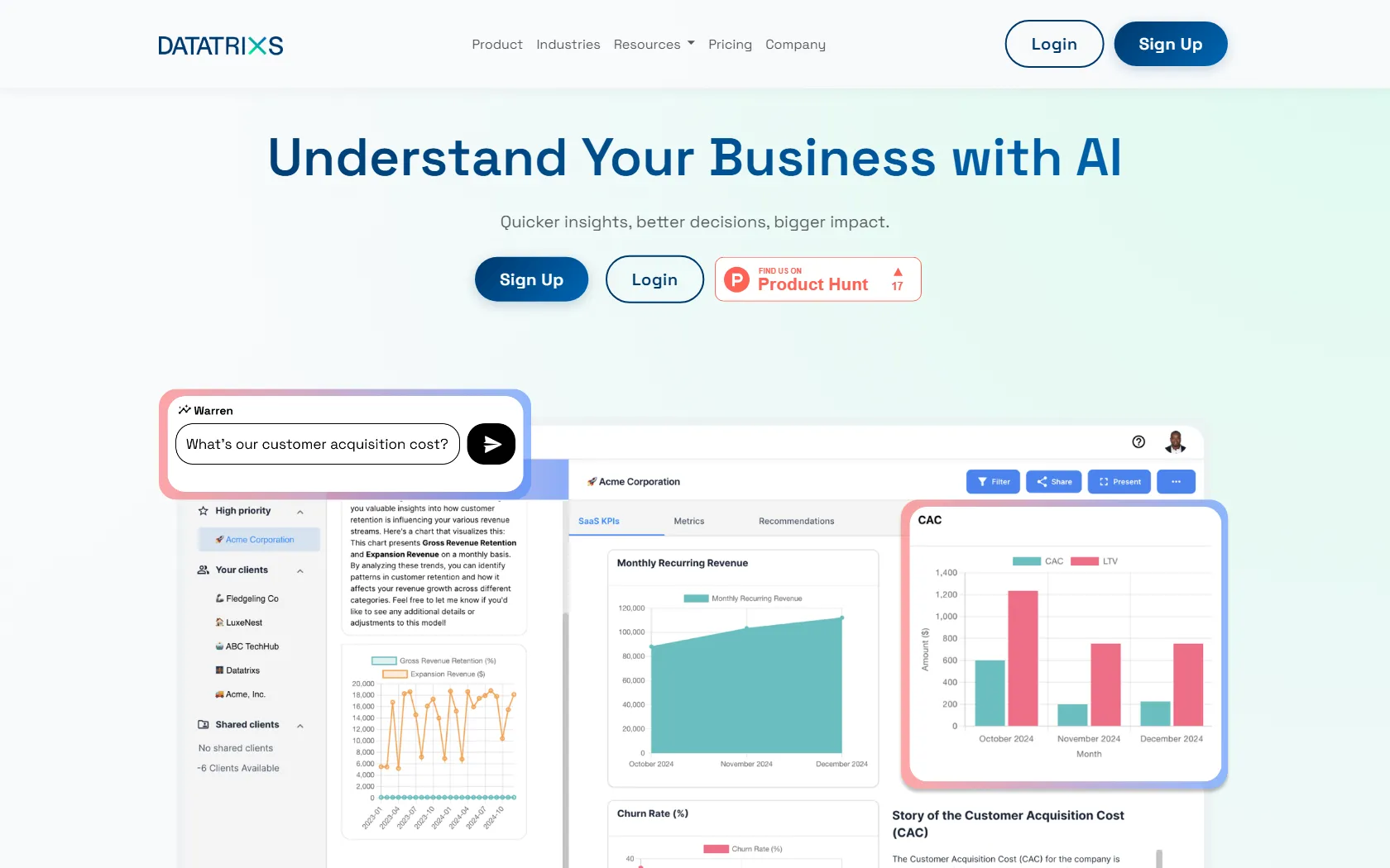Screenshot or logo of Datatrixs tool