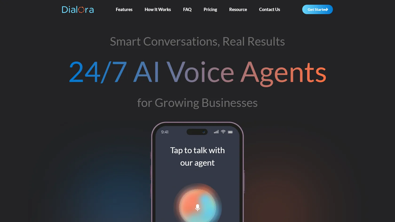 Screenshot or logo of Dialora.ai tool