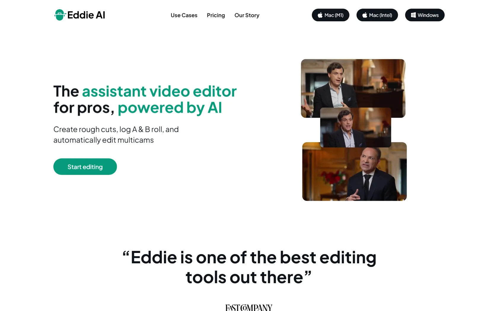 Screenshot or logo of Eddie AI tool