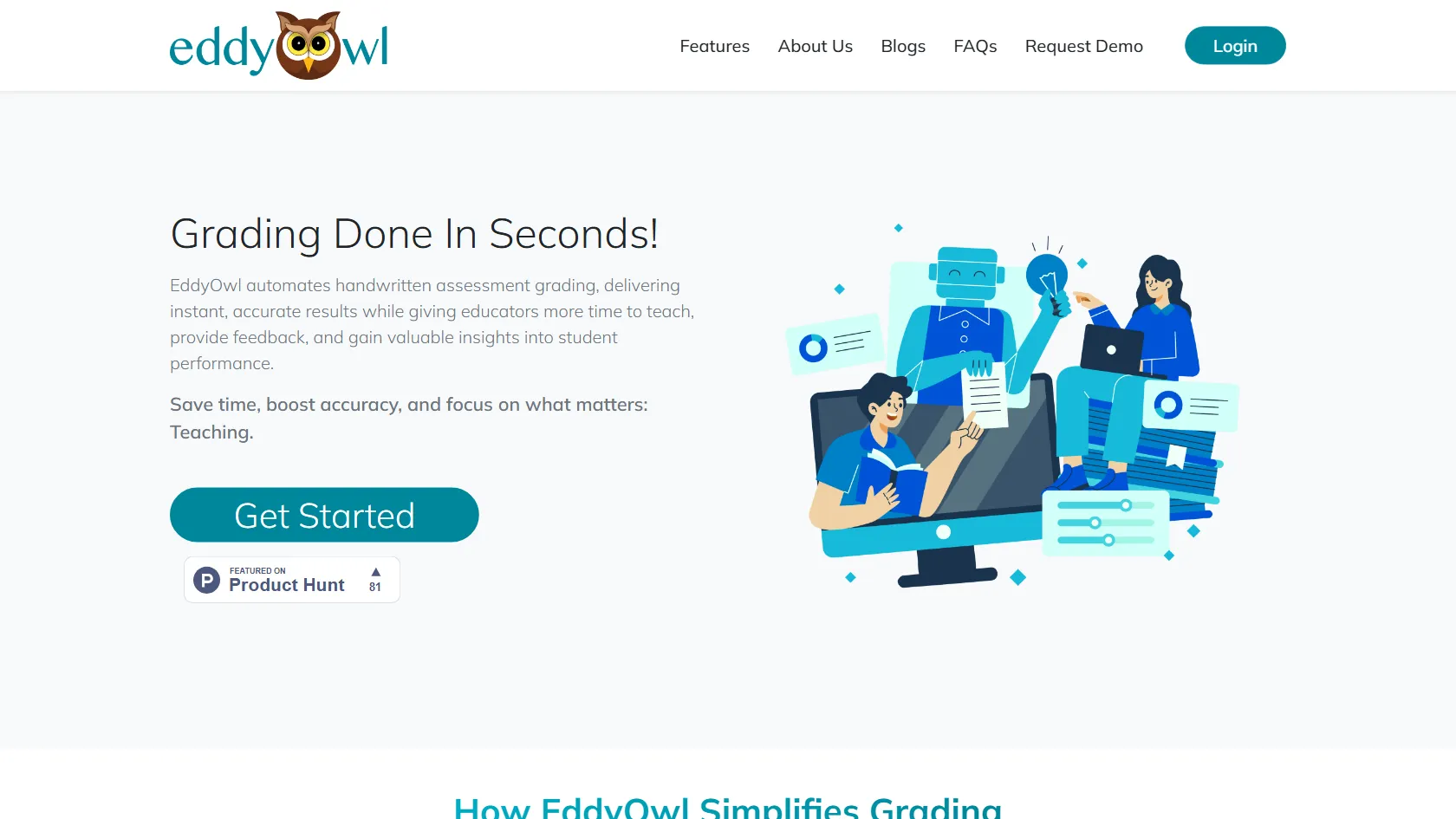 Screenshot or logo of EddyOwl tool