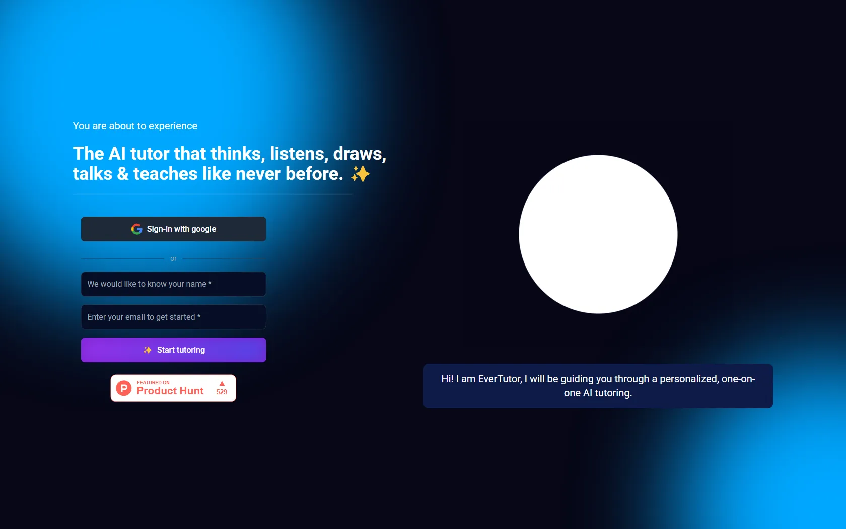 EverTutor screen shot