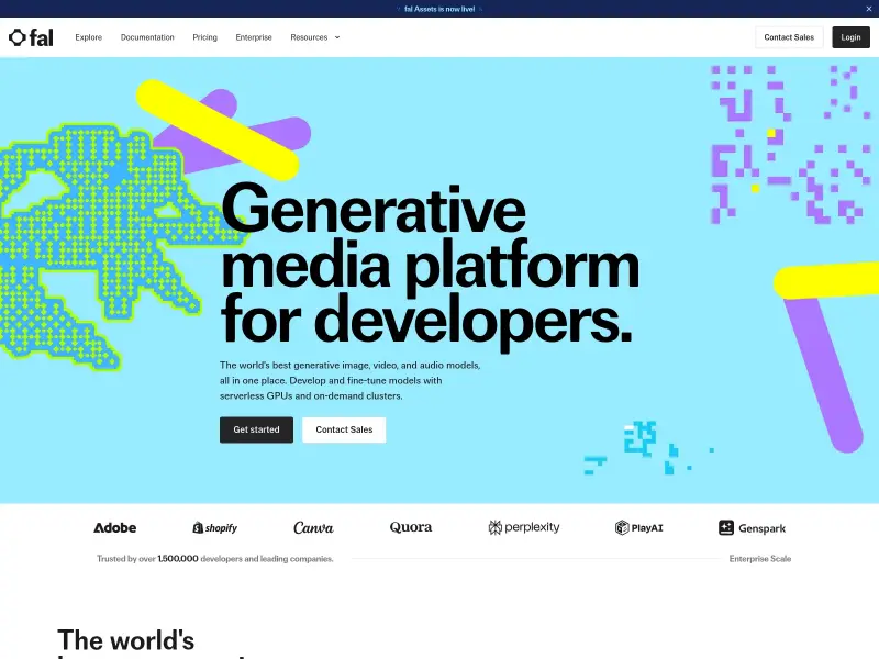 Screenshot or logo of fal.ai tool