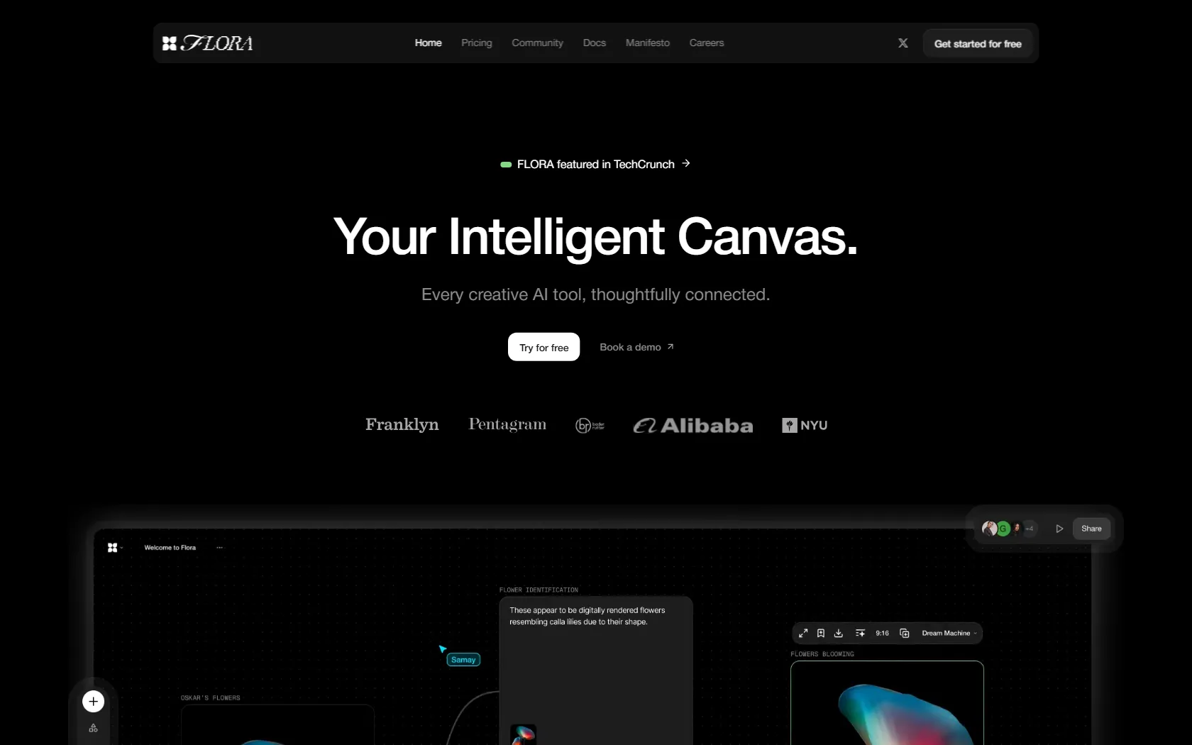 Screenshot or logo of FLORA tool
