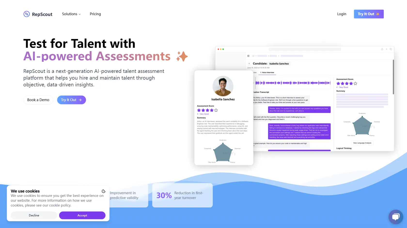 RepScout screen shot