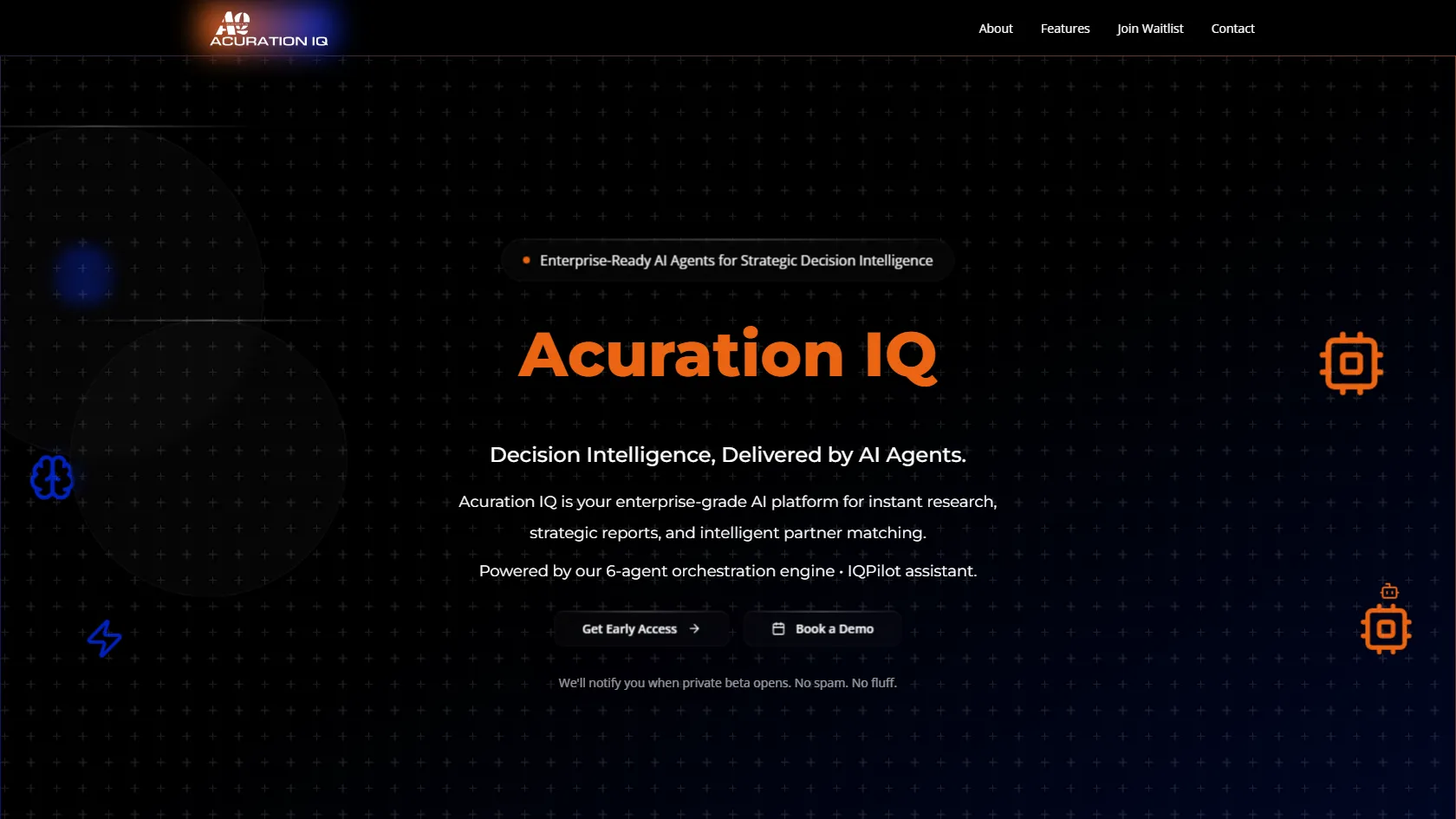 Acuration IQ screen shot