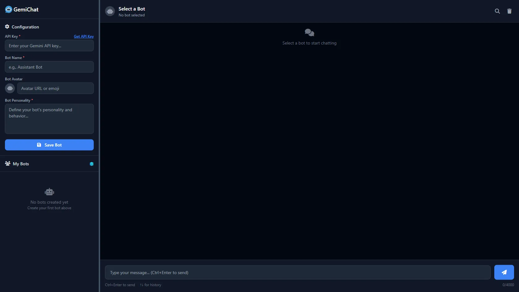 GemiChat screen shot