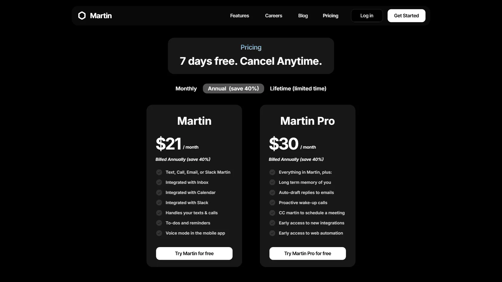 Martin screen shot
