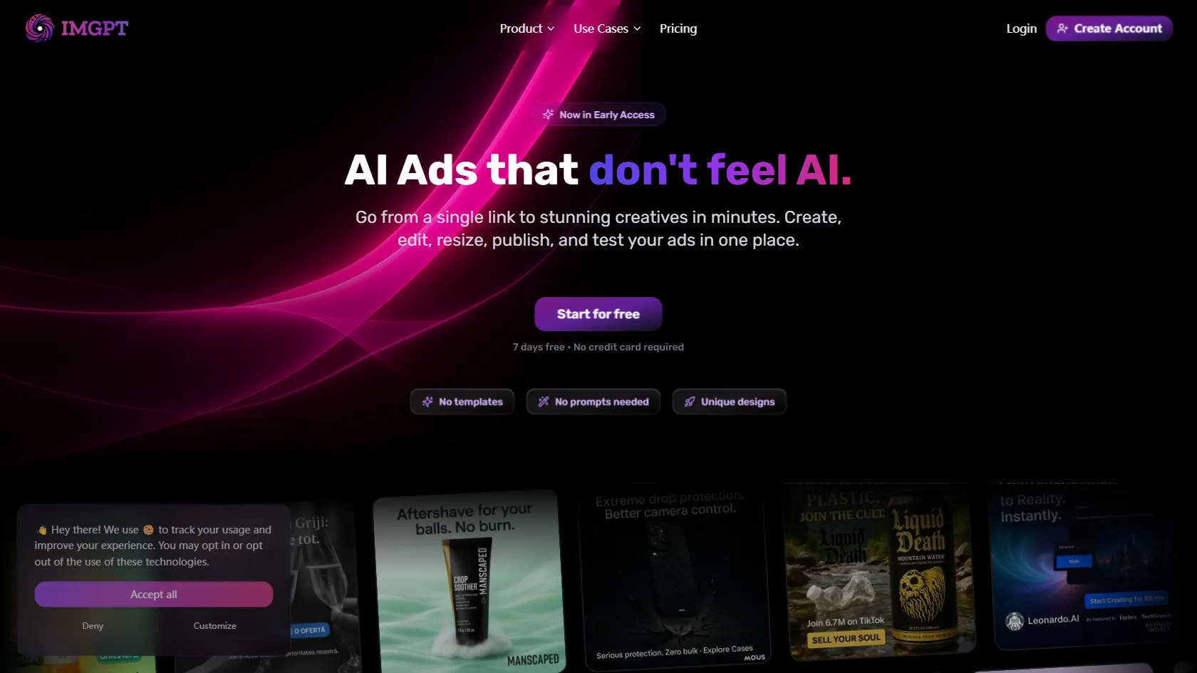 Screenshot or logo of IMGPT tool