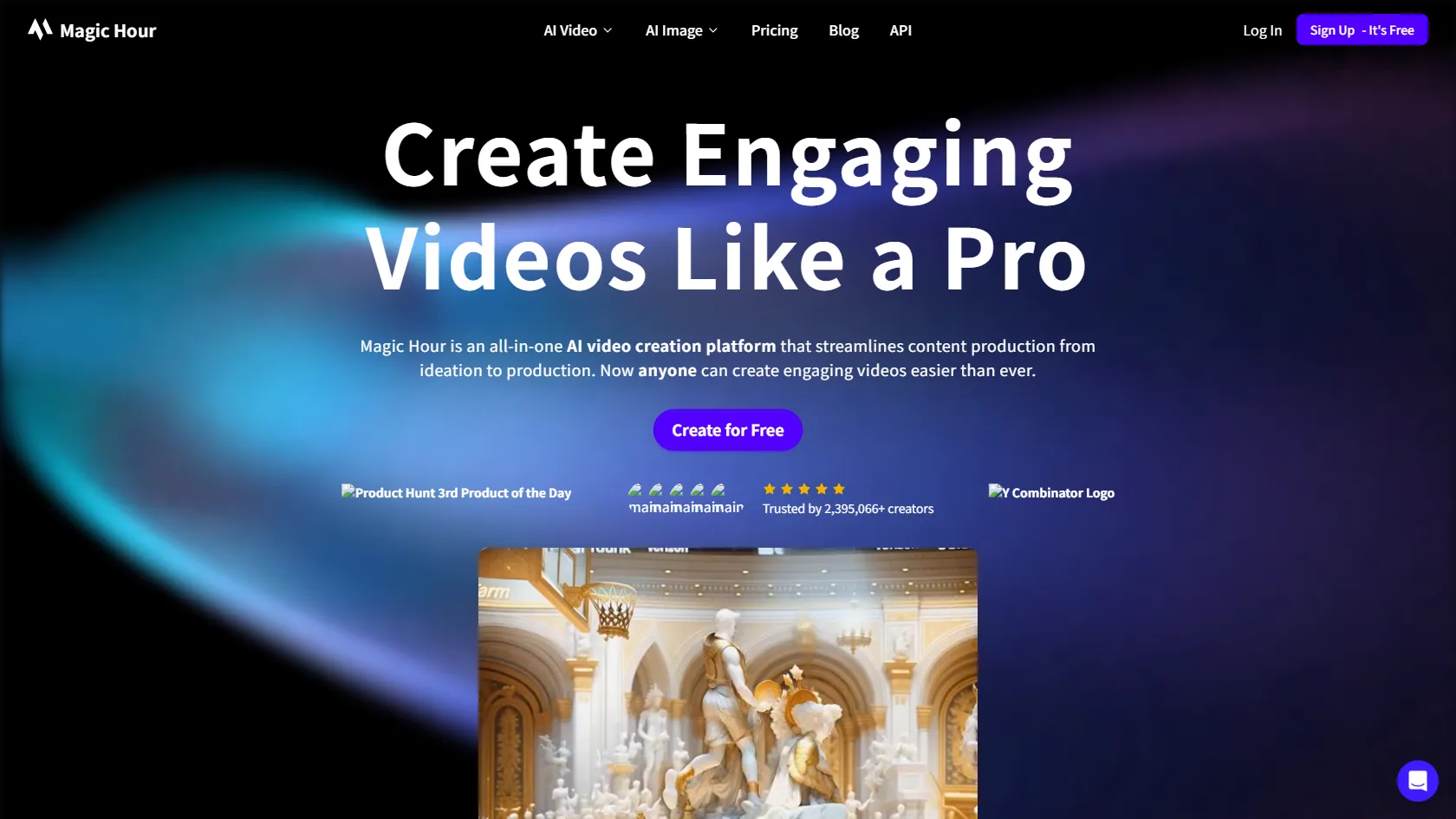 Screenshot or logo of Magic Hour tool