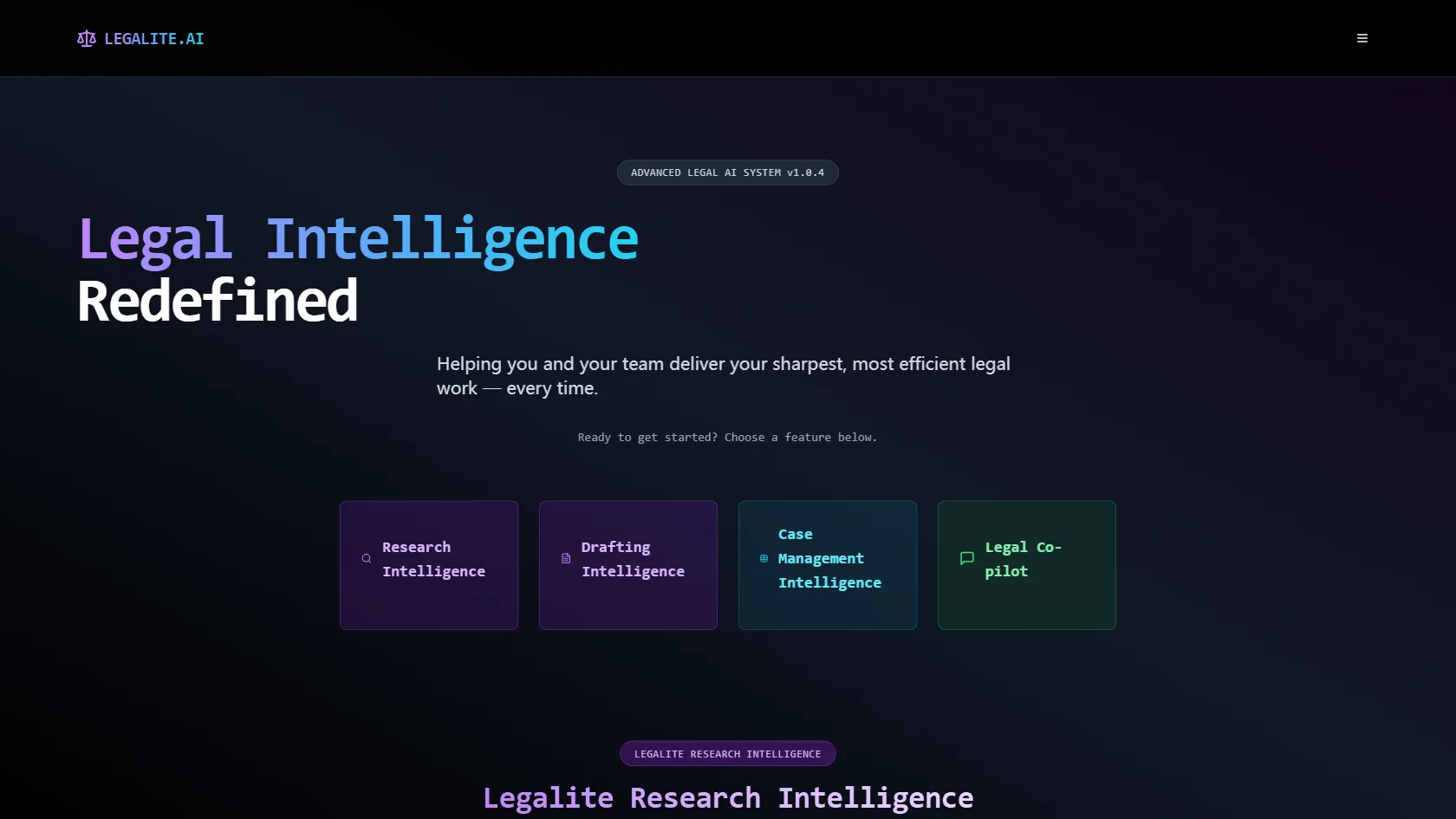 Legalite.ai screen shot