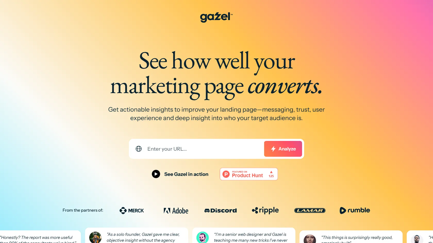 Gazel AI screen shot