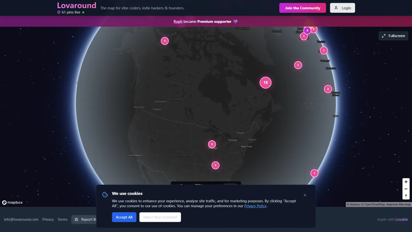 Screenshot or logo of Lovaround tool