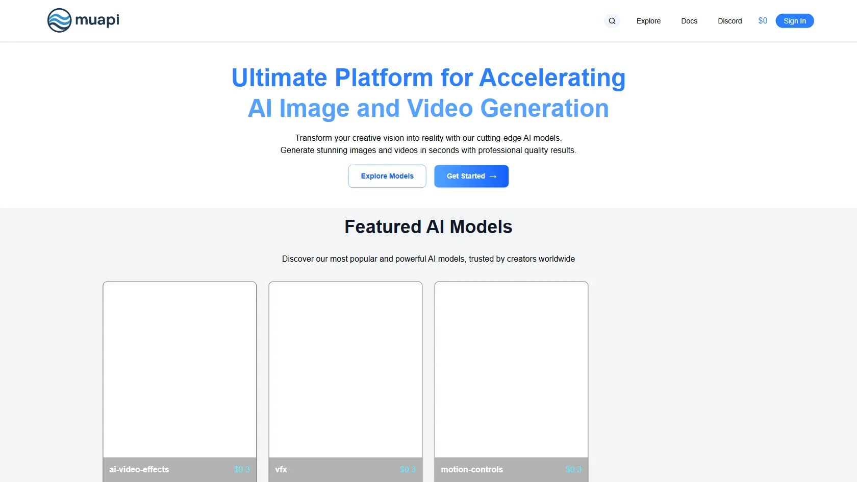 Screenshot or logo of Muapi tool