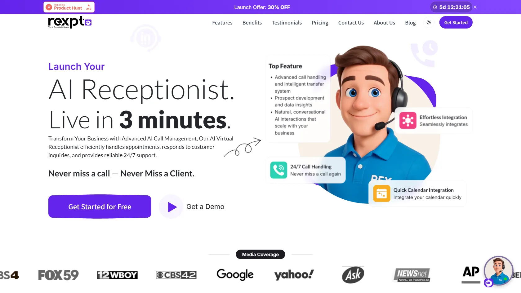 Screenshot or logo of Rexptin tool