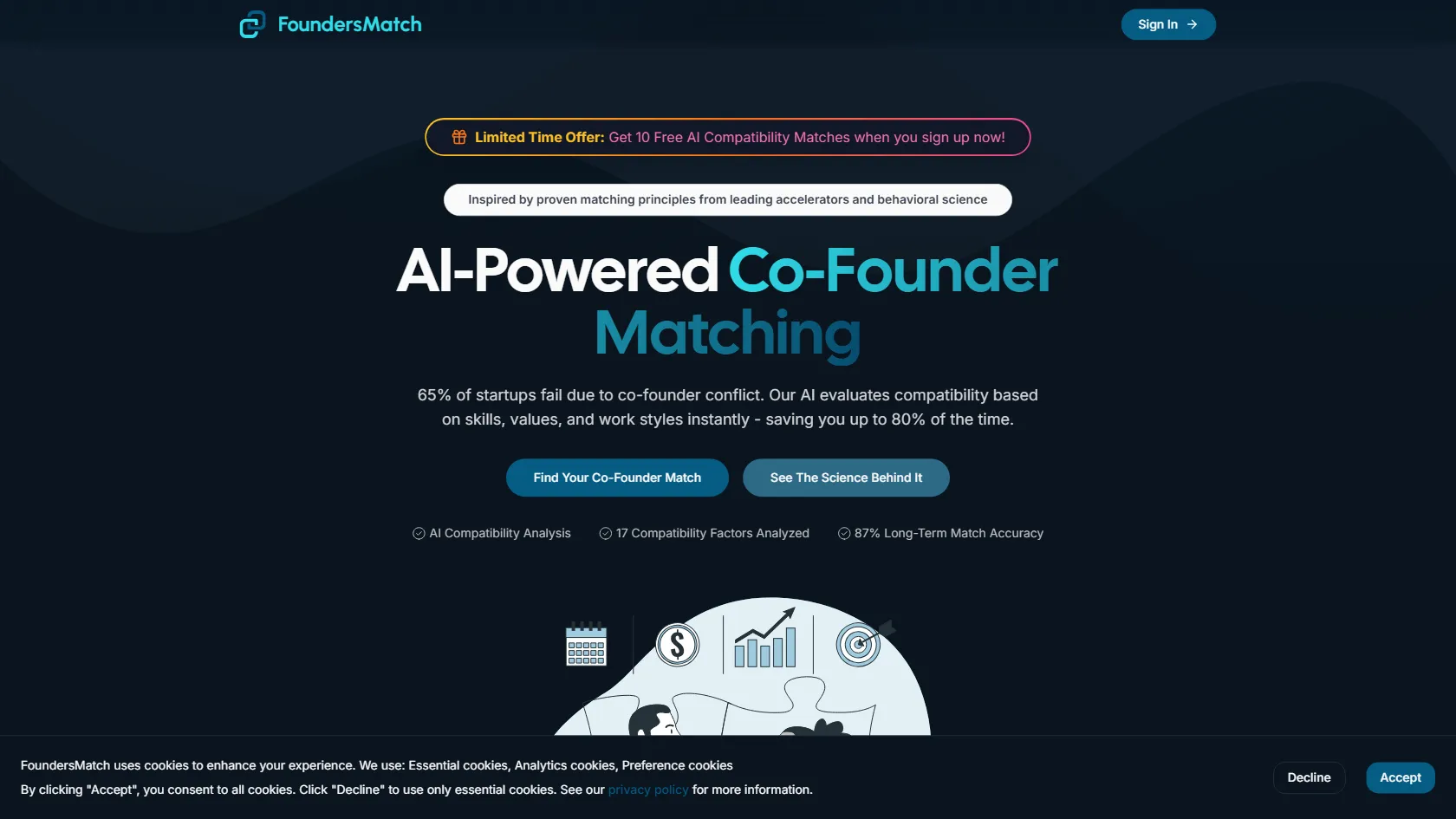 FoundersMatch screen shot