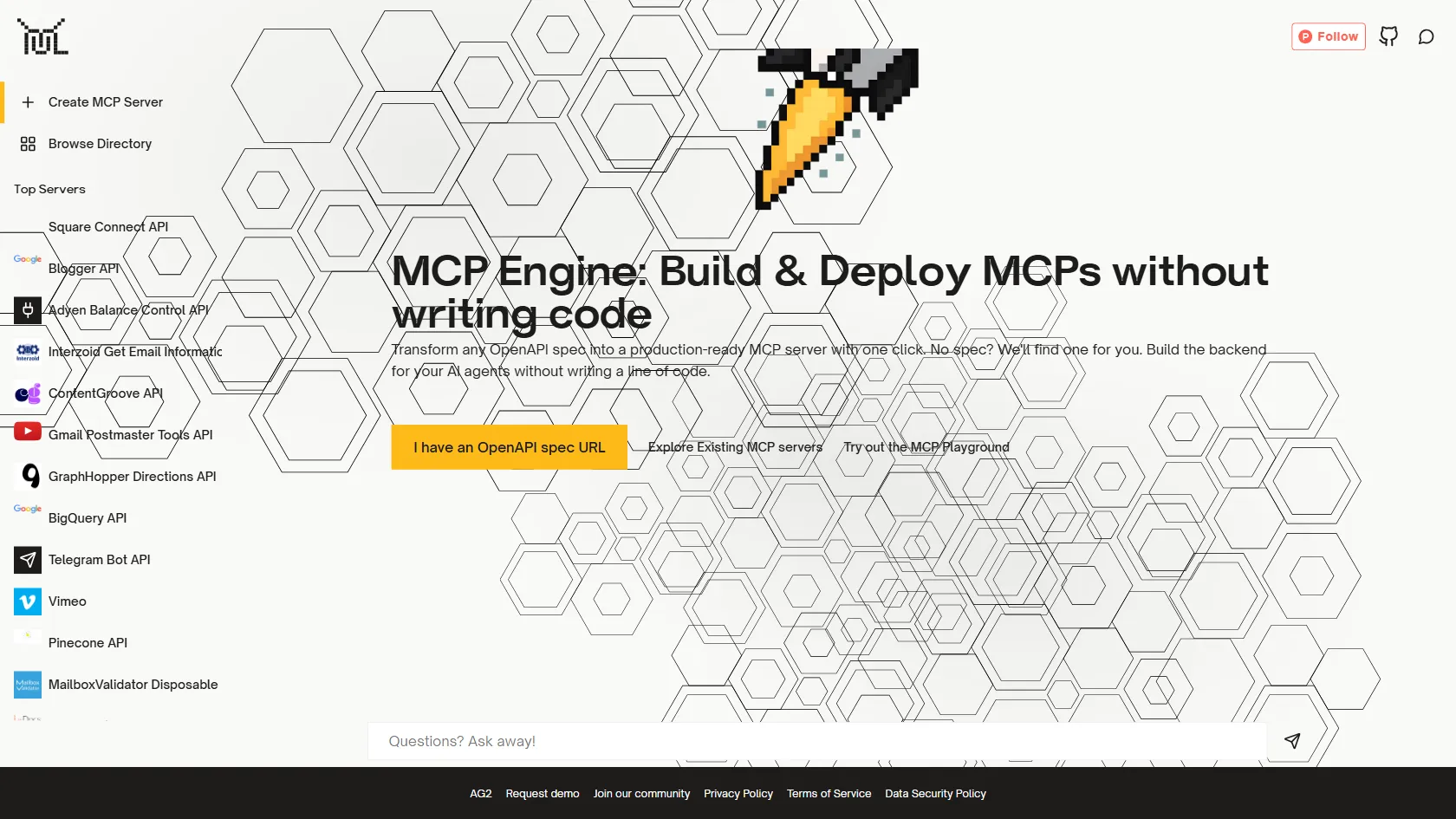 AG2 MCP Builder screen shot