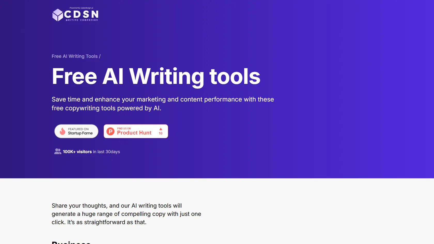 CDSN AI TOOL screen shot